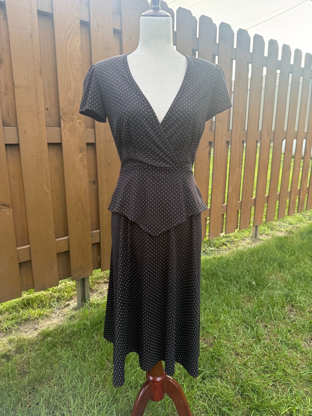 Vintage Terri Juniors of California Polka Dot Dress